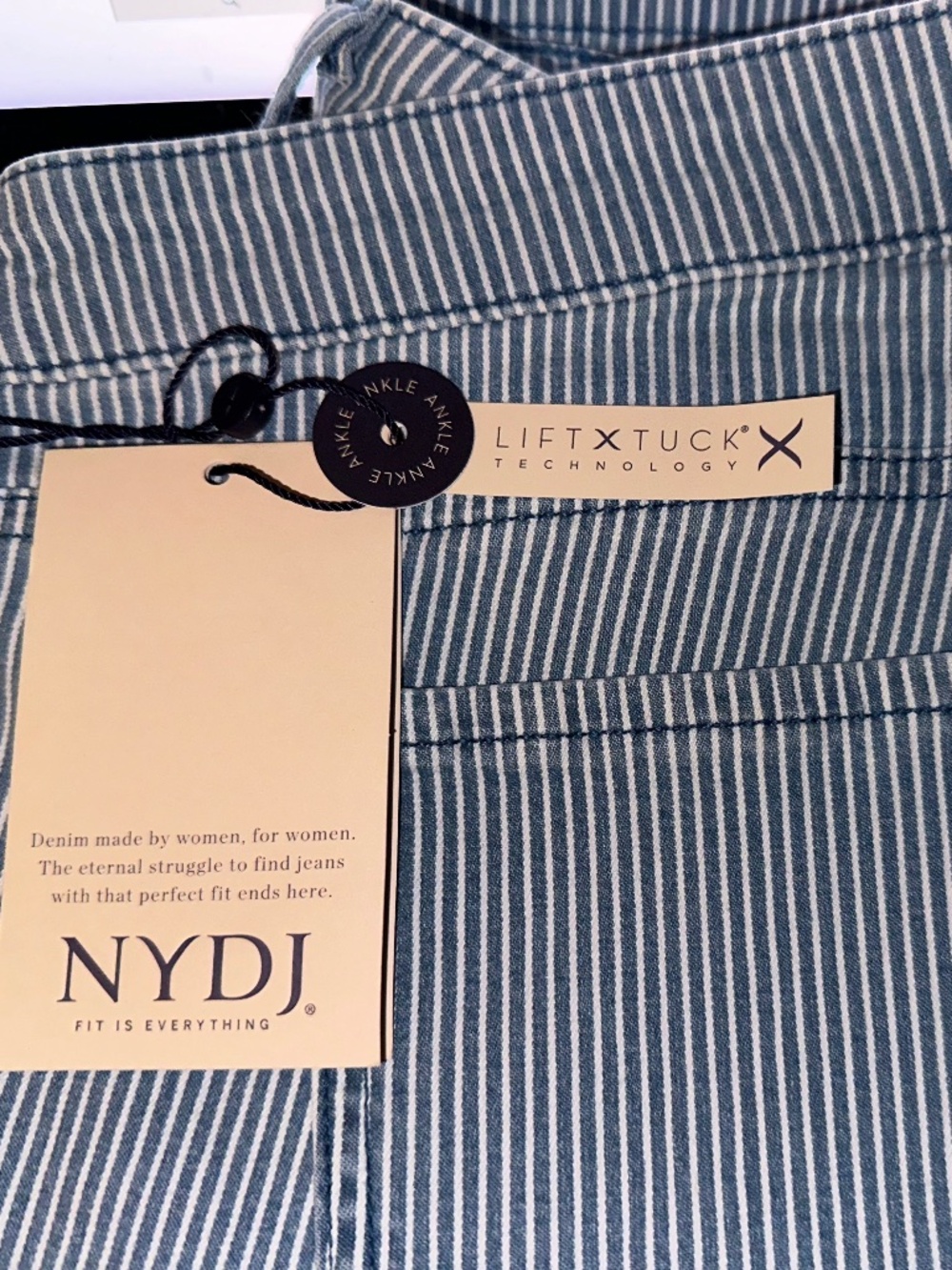 NYDJ Jeans TRELLA Alina Legging Ankle 1 SS Slit 18W NWT